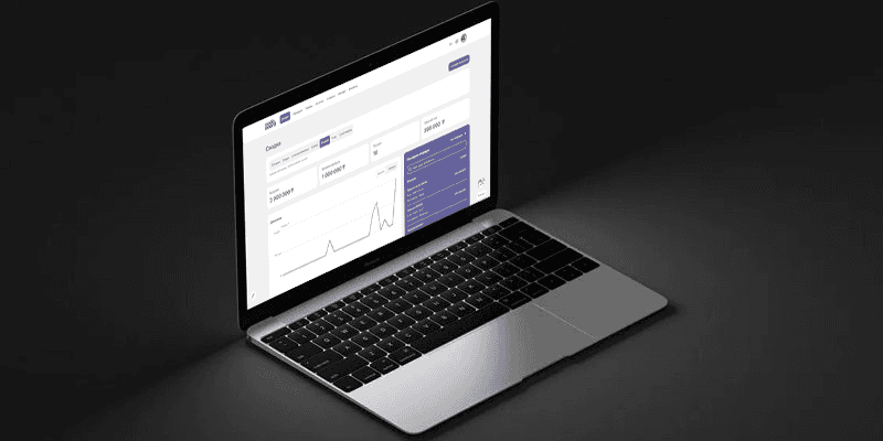 Рабочая сводка NODABOARD на ноутбуке